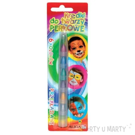 make up party kredki do twarzy perlowe aliga