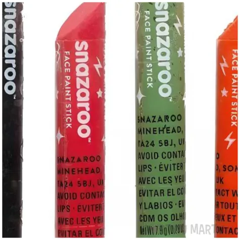 make up party kredki do twarzy snazaroo 6 szt