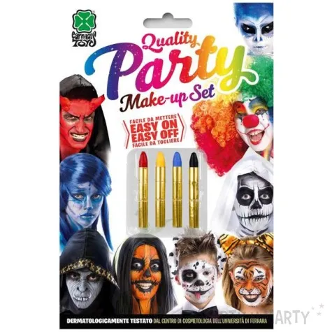 make up party kredki kolorowe carnival toys 4 szt