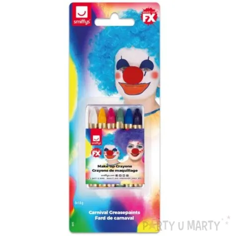 make up party kredki premium smiffys 6 szt