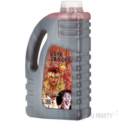 make up party krew czerwona guirca 1000 ml