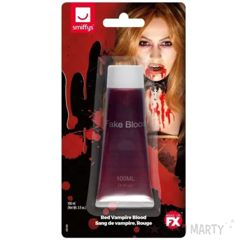 make up party krew w tubce wampir smiffys 100 ml