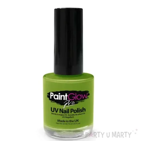 make up party lakier do paznokci uv pro zielony paint glow 10 ml