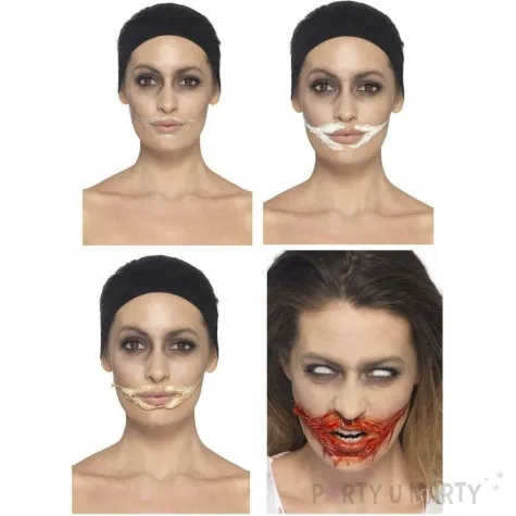 make up party latex skora zombie widmann