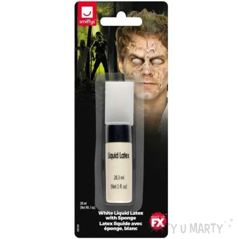 make up party latex w plynie z gabka smiffys 28 ml