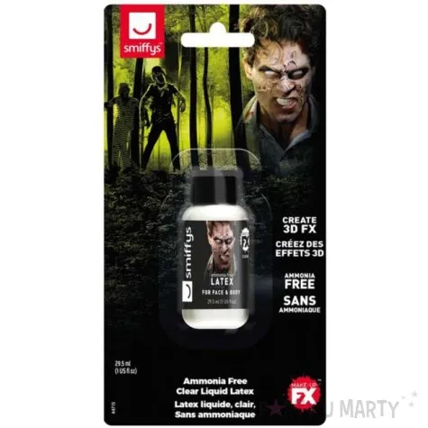 make up party plynny latex transparentny smiffys 30 ml
