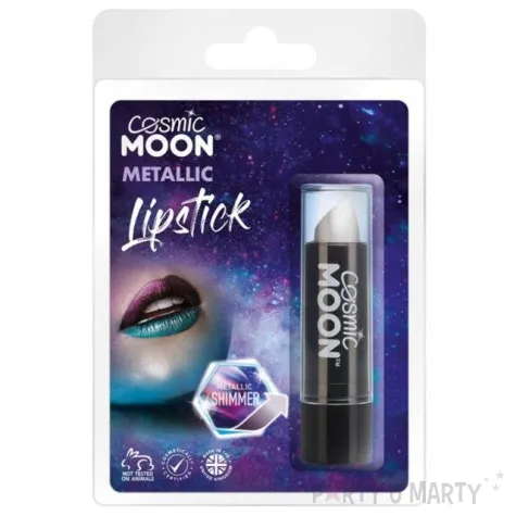 make up party pomadka cosmic moon metalic srebrna smiffys 5 g