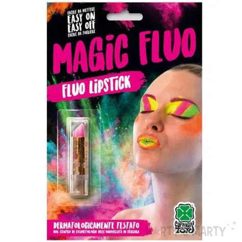 make up party pomadka fluo rozowa carnival toys