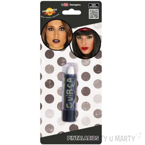 make up party pomadka lipstix biala guirca