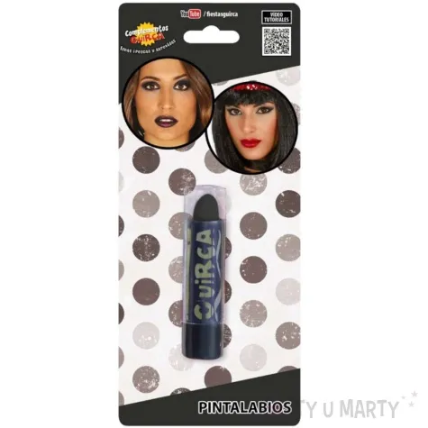 make up party pomadka lipstix czarna guirca