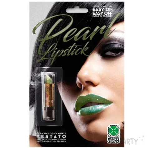 make up party pomadka perlowa zielona carnival toys