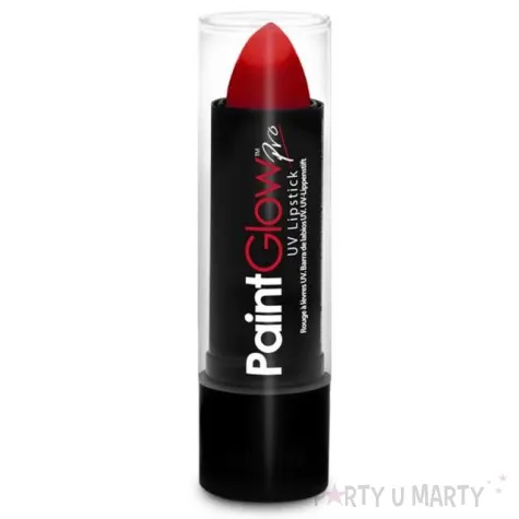make up party pomadka uv pro czerwona paint glow 4 5g