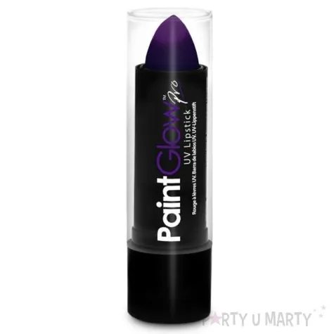 make up party pomadka uv pro fioletowa paint glow 4 5g