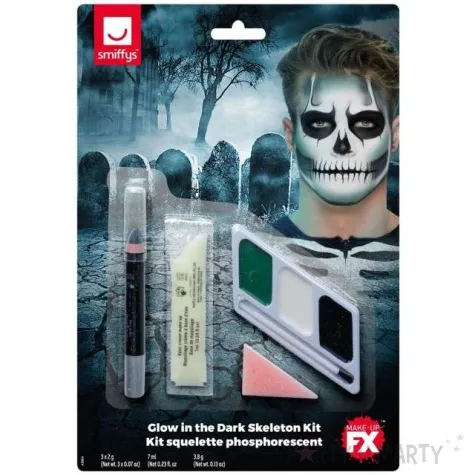 make up party szkieletor kosciotrup smiffys