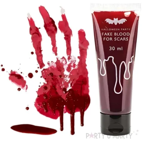 make up party sztuczna krew tuba partydeco 30 ml