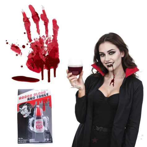 make up party zestaw krew i kly wampira tropic