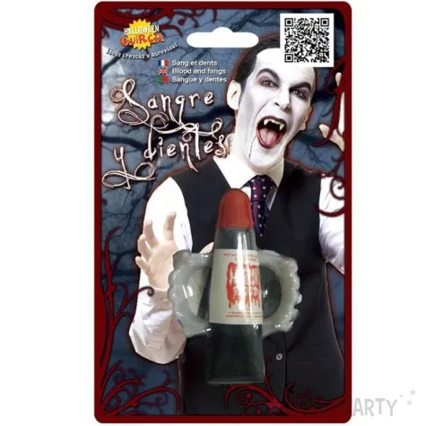 make up party zestaw krew i szczeka wampira guirca 15 ml