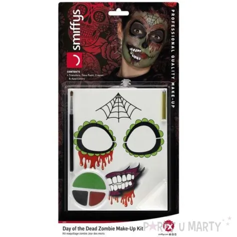 make up party zombie girl smiffys