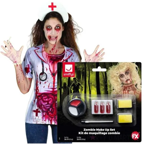 make up party zombie smiffys