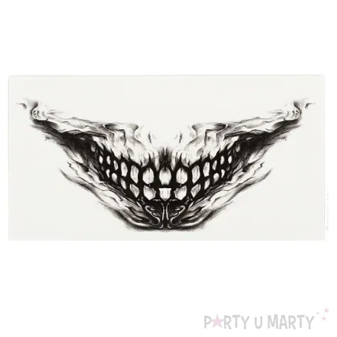 makijaz do stroju na halloween dia dde los muertos tatuaze zmywalne sztuczne zeby demon make up