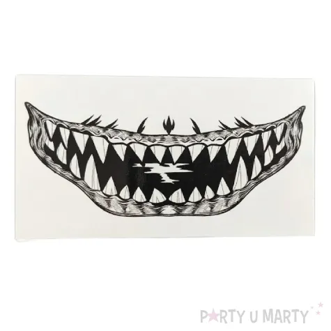 makijaz do stroju na halloween dia dde los muertos tatuaze zmywalne sztuczne zeby demon make up