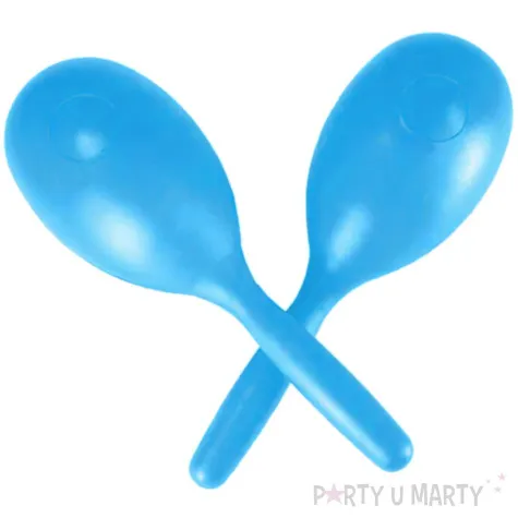 marakasy aloha niebieski guirca 18 cm 2 szt