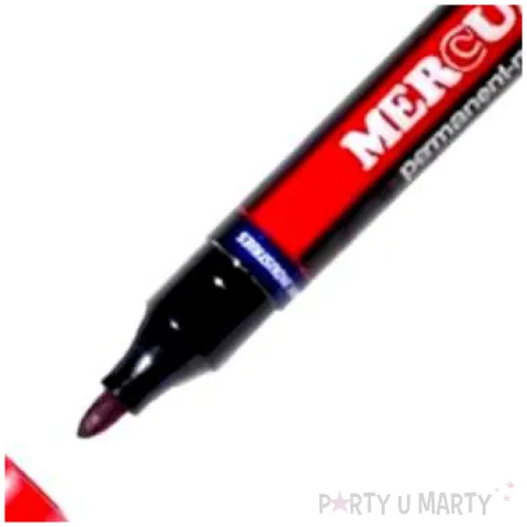 marker mercury 70 czerwony permanentny okragly