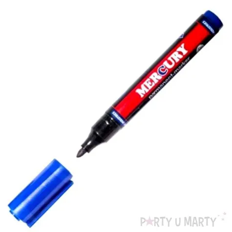 marker mercury 70 niebieski permanentny okragly