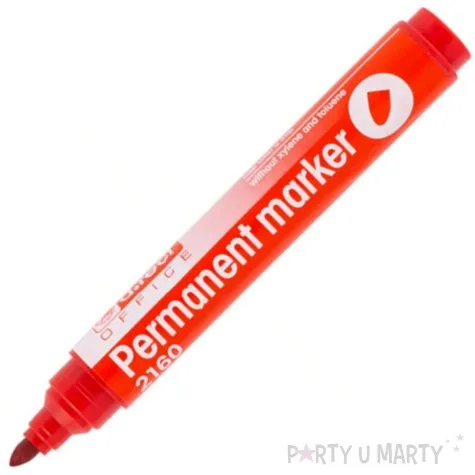 marker permanentny okragly 2160 czerwony d rect 1 3 mm