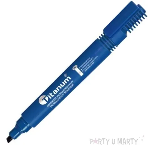 marker permanentny sciety niebieski titanum 1 4 2 mm