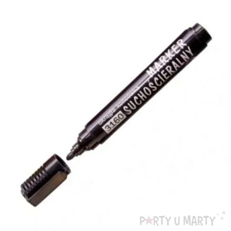 marker permanentny wodoodporny czarny okragly d rect
