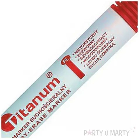 marker suchoscieralny okragly czerwony titanum 3 mm