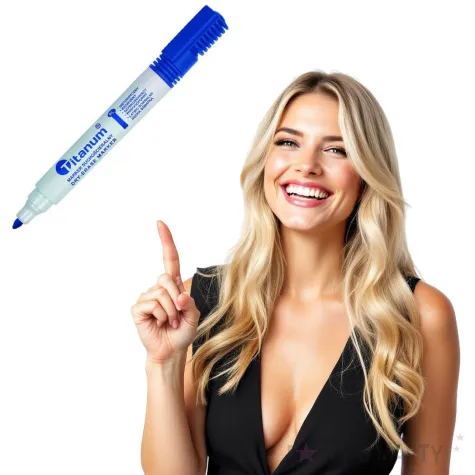 marker suchoscieralny okragly niebieski titanum 3 mm