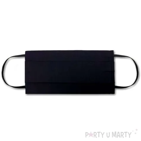 maseczka bawelniana classic child na gumce dziecieca czarna