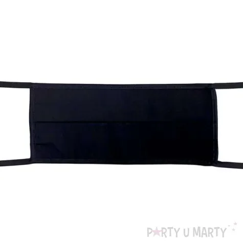 maseczka bawelniana twine adult wiazana czarna