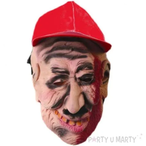maska brzydal w czapce lateksowa partytino