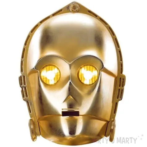 maska c 3po papierowa rubies
