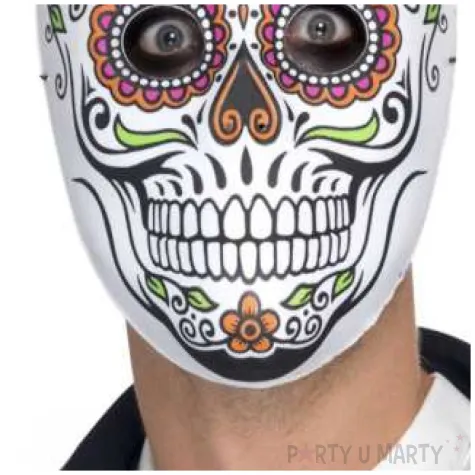 maska czaszka dia de los muertos smiffys