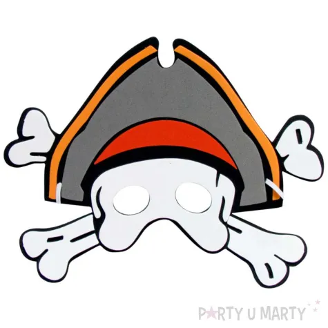 maska czaszka pirata piankowa arpex