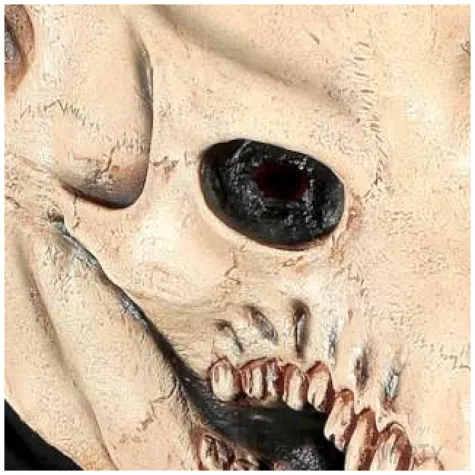 maska czaszka psa lateksowa widmann