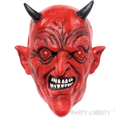 maska diabel z piekielnym grymasem lateksowa amscan
