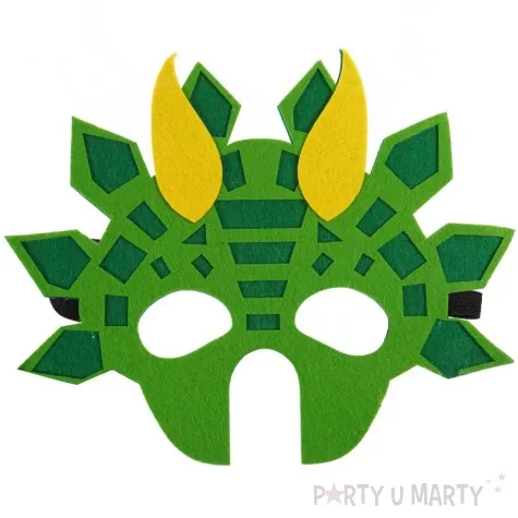 maska dinozaur triceratops filcowa arpex