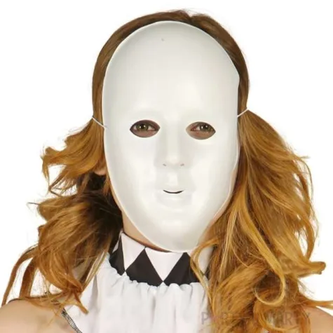 maska do pomalowania biala guirca