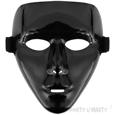 maska fantom czarny plastikowa partypal