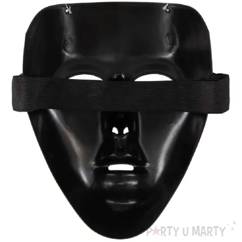 maska fantom czarny plastikowa partypal