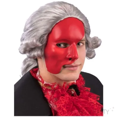 maska fantom z opery czerwony carnival toys