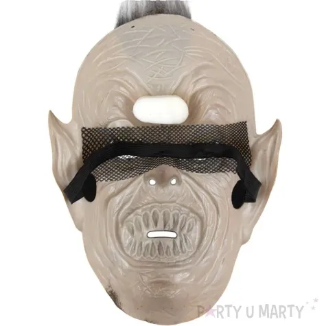 maska goblin z irokezem halloween szary partypal