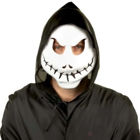 maska halloween duszek plastikowa partypal