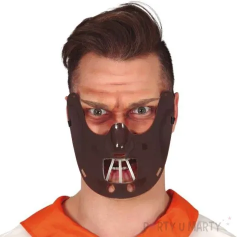 maska hannibal lecter brazowa guirca