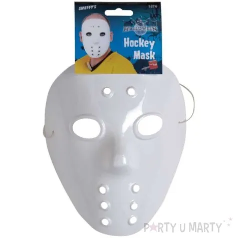 maska hokejowa jason biala smiffys